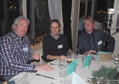 Martijn van Asperen (Hillfresh International), Rene Geelhoed (Bakker Barendrecht) en Huib Koerts (Monsanto)