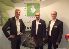 Marc Staring, Bert van het Hof and Jan van Hemert of Meteor Systems.