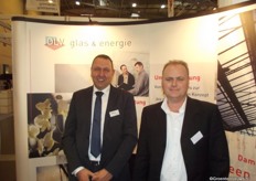 Dave Boer of Leen Huisman and Onno Zwaan of DLV Glas & Energie