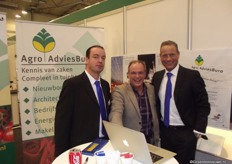 Roland van Dijk (Codema), Pieter van Velden (Agro AdviesBuro) and Gideon de Jager (Codema)