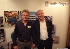 Ed van der Linden en Jerome Vinke van Rolls-Royce