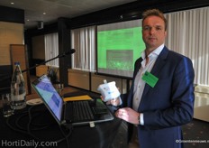 Michel de Winter, voormalig eigenaar van Stargrowers, informeert nu telers in West Europa over het Growth Analysis System.