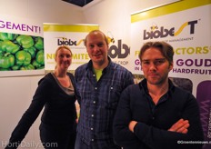 Juliette Pijnakker, Sam Gui en Fonny Theunis van Biobest.