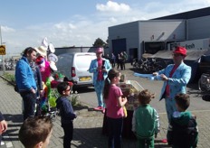 "Altijd leuk. Er stond heel wat kinderen te wachten bij deze 'ballonnenkunstenaars"