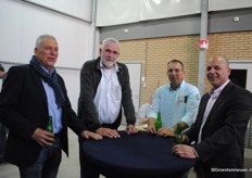 Ton van der Kooij met Peter Klapwijk, Kees Scheffers en Dennis Brom