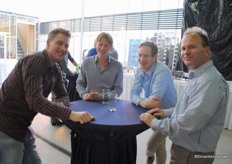 Coen de Jong, Sander Hogewoning, Dennis Medema en Henri Beekers