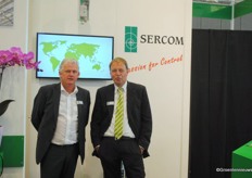 Sercom invited several other companies to expose at their booth. Kees van Paassen (right) had some busy days!