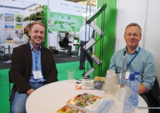 Christoph Stegemann, Kleeschulte, with Dirk Mühlenweg, Knauf. Kleeschulte and Knauf together created a grow bag.