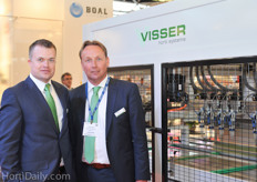 Drew Johnson and Martin Borsje of Visser Horti Systems.