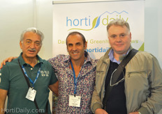 Herb growers from the UK visiting our booth;