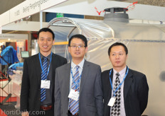 Beijing Fenlong (FLC - Toto) : James Rhoong, Tony Liu and Zhu Lin.