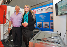 Edgar Heidemann and Anna Tugowa from Otte Metallbau