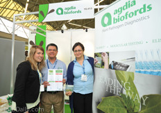 Agdia Biofords: Lucie Crouzilles, Franciso Asis and Salima Berkani.