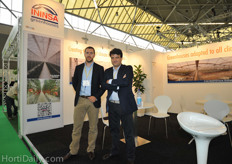 ININSA is a spanish greenhouse builder with a good presence in Mexico. On the picture are Inaki Gil Boronat and Pascual Sanz Tortosa