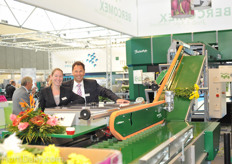 Isaabelle Poessé van Roijen and Gregor van den Oetelaar of Bercomex.