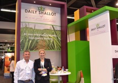 Erik Leerdam van Koppert Machines en Chayenne Wiskerke van Daily Shallot