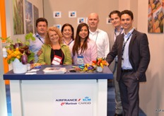 Het team van Air France KLM