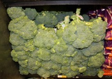 Broccoli opgestapeld