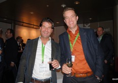 Menno Reijgersberg (Europe Retail Packing) en Marcel Zonnevijlle (Mooy Logistics)