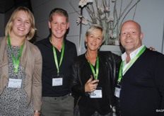 Lisette van der Linden, Tim Loomans, Ingrid van den Bos en Remco Beekman