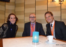 M. Arrizabalaga (GS1 Spain), P. Rosell (GS1 Spain) en C. Waltert van SanLucar.