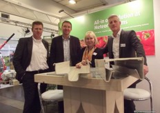 Arnold Bol, Irina Stegeman, Marc Staring of Meteor Systems and a client