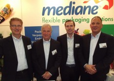 Erik Vermeijden (CreaTech), Peter Tolingen, Mike Leistikow en Robert van der Laan (Mediane)