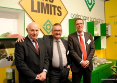 En bij Oerlemans Packaging op de foto: Dieter Kaspar, Jan Wessemius en Rob de Leeuw