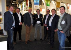 Een rondje rond de beurs met Bernhard Slot, Eelco van Duijn, Peter Slot, Mike de Lange, Frank Post, Marcel van Duijn en Jan Leegwater