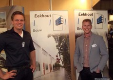 Rick Vijverberg en Edwin Ammerlaan van Eekhout Bouw