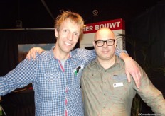 Ben van den Berg van Tomato Company en Marco van Vianen van Twins