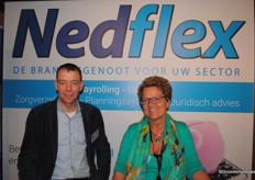 Rene Nipshagen en Dehlia Thijssen van Nedflex