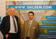 Siem van der Vaart en Nico Alsemgeest van Dalsem Tuinbouwprojecten ze presenteerden op de beurs hun nieuwe huisstijl kijk op de website www.dalsem.com