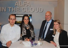 Joost Hoogendoorn, Janneke van Koppen, Clemen Berendse en Daniëlle Bunnik van Alfa Accountants