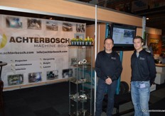 Achterbosch Machinebouw was ook aanwezig, hier vertegenwoordigd door Roy Achterbosch en Mark Bolthof.