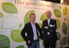 Harrie Vreman en Jan Taks, bekend van glastuinbouwgebied Terneuzen, nu aan de slag bij Agrobusinesspark Lingewaard.