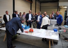 Demonstratie van de respirator-meter door Bas Groeneweg van Perfotec