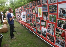 Grote fotowand van 20 jaar Prominent