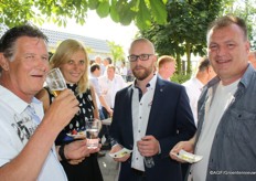 Gertjan van der Wal, Margreet van den Bos, Erik de Jong en Teun Varekamp