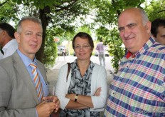 Ruud van der Vliet met Arja Hilberdink, de nieuwe algemeen directeur van Looije Tomaten.