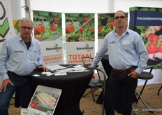 Nico van Montfoort en Harold Knapen van Boerenbond Agro