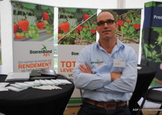 Harold Knapen van Boerenbond Agro, een nieuwe grote speler in de aardbeien