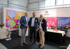 De drie musketiers van Incotec: Ronald Siffels, Jeroen de Weerdt en Alexander van der Heiden. Of was die laatste nou Hoofd Smoothie?