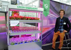 Wessel van Paassen van Green Simplicity, actief in betaalbare LED-belichting voor diverse tuinbouwgewassen en -teelten.