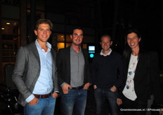 Wouter van den Bosch, Sebastiaan Breugem, Maarten Breed en Patricia Ammerlaan