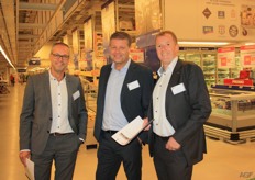 Geert Klaessen (Schaap Holland), Roy Wolters (Staay Food Group) en Gerard Rasing (ASF Holland).