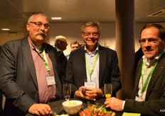 Jelle Woudsma van DailyFresh France, Peter van de Laar van Rotterdam Fruit Wharf en Rob Mulder van Cool Control.