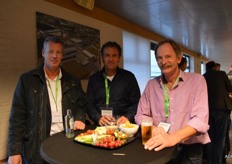 Hans van der Stok van Green Organics, Jeroen van Kester en Aad van Bohemen Van Koppen en van Eijk.