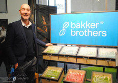 Coen Niesten van Bakker Brothers. Het bedrijf stond voor het eerste jaar op de beurs.