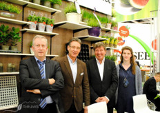 Geert van de Voorde, Wouter Zieck (Desch Plantpak), Mats Lindqvist, Hatec, en Isabel Lauwers, Vegobel